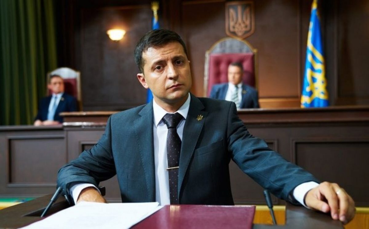 Wolodymyr Selenskyj spielt in der Serie "Diener des Vokes" den ukrainischen Präsidenten.